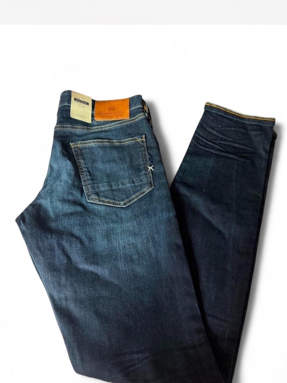 Scotch & Soda Men’s Dark Blue Denim Jeans